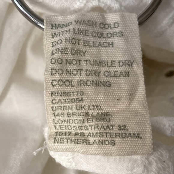 Anthropologie Forever That Girl White Eyelet Mini Dress, XXS - Picture 7 of 8